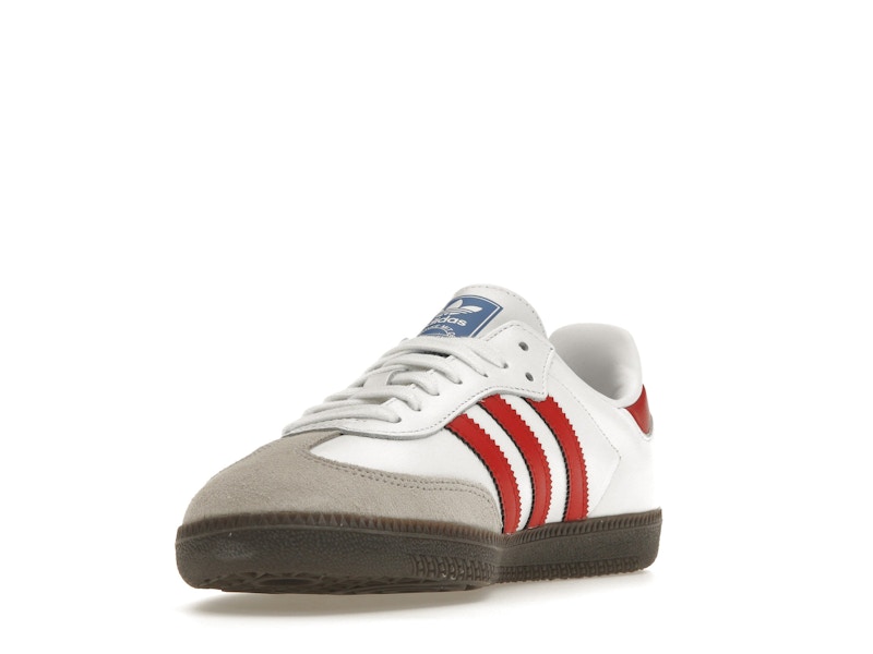 adidas Samba OG White Better Scarlet