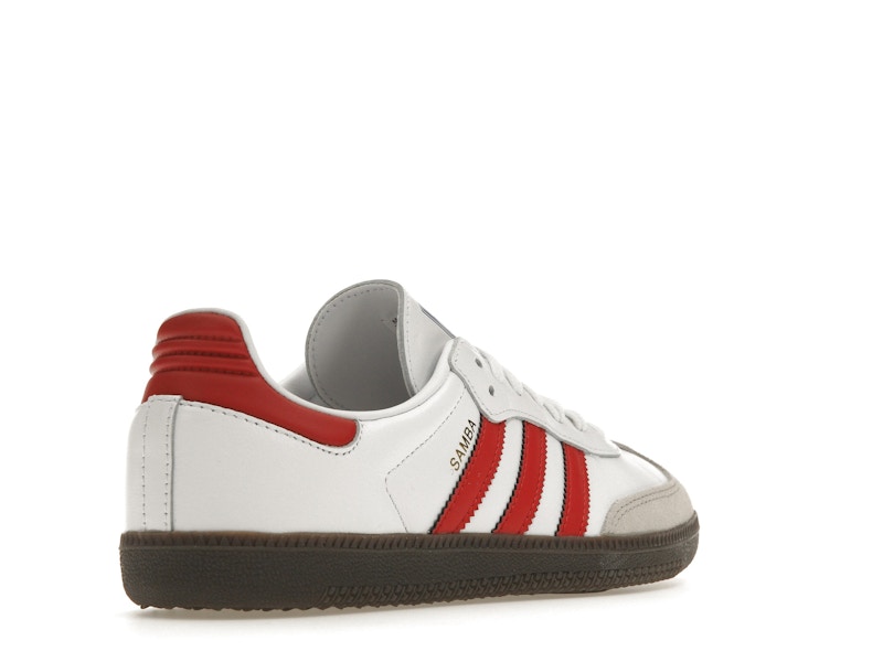 adidas Samba OG White Better Scarlet