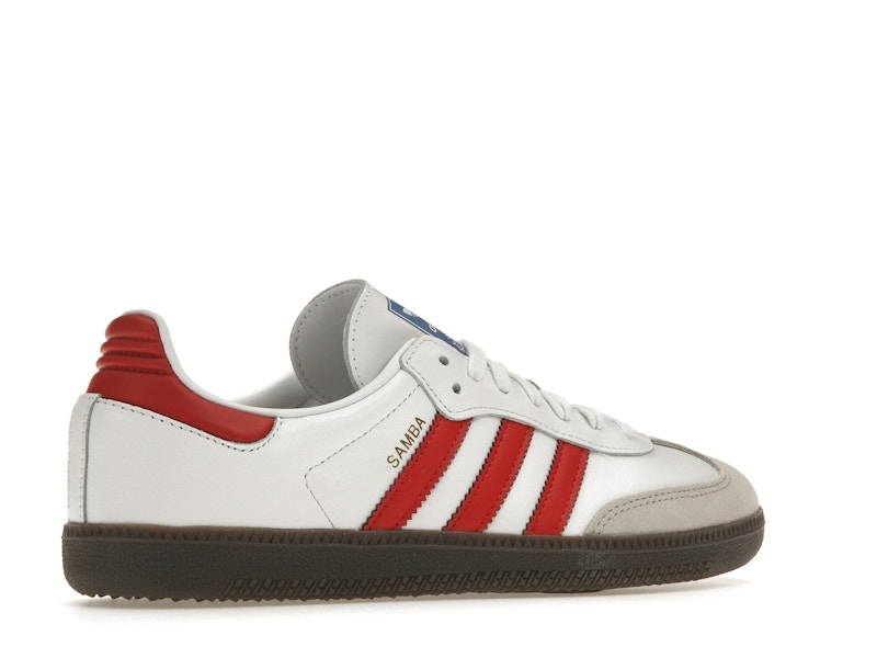adidas Samba OG White Better Scarlet