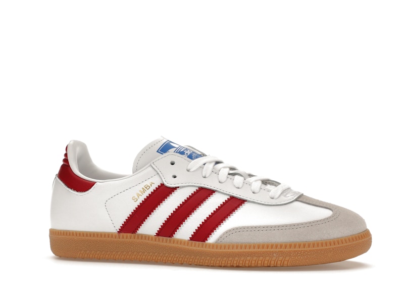 adidas Samba OG White Burgundy Gum