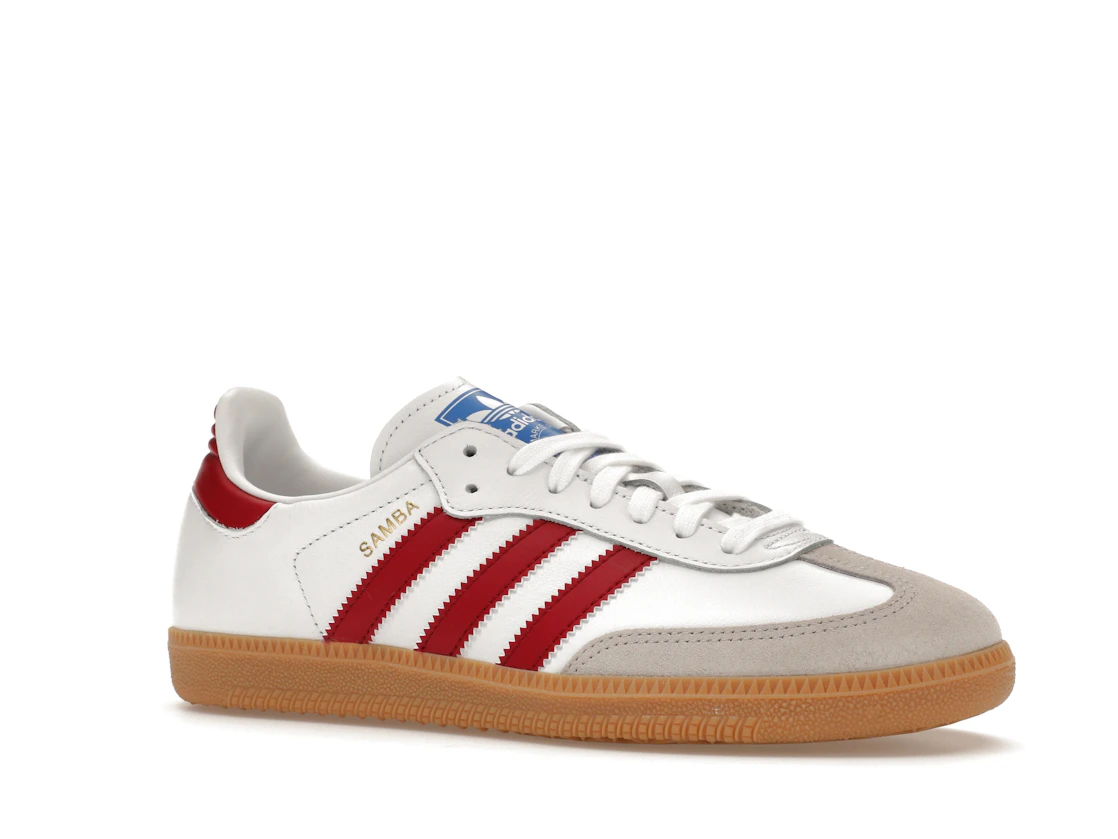 adidas Samba OG White Burgundy Gum
