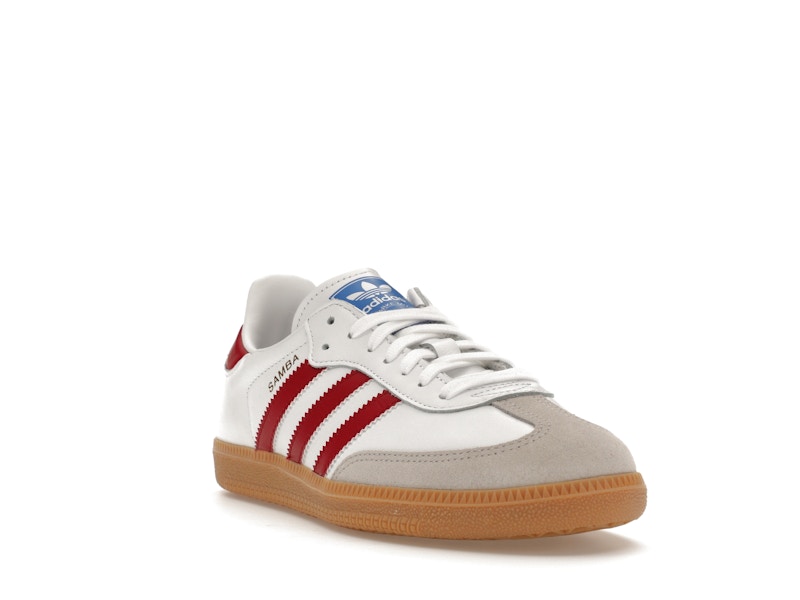 adidas Samba OG White Burgundy Gum
