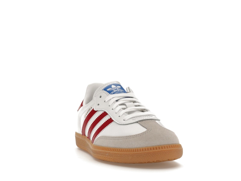 adidas Samba OG White Burgundy Gum