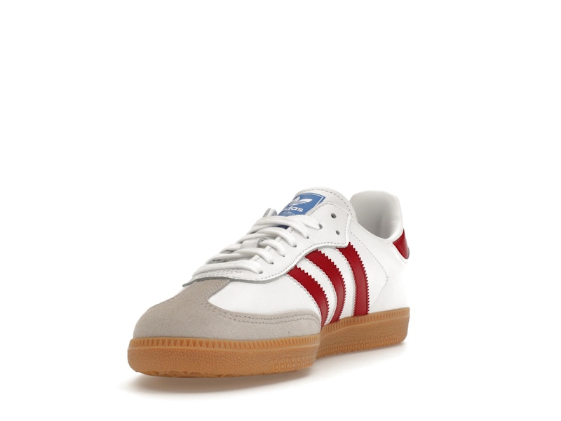 adidas Samba OG White Burgundy Gum