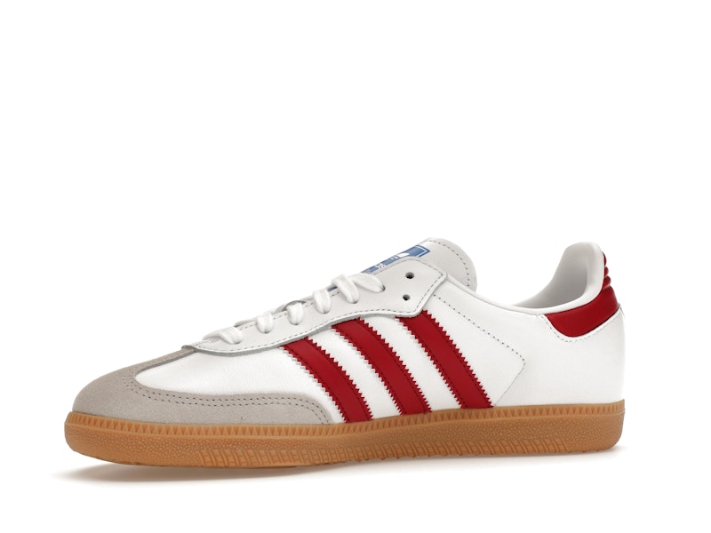 adidas Samba OG White Burgundy Gum