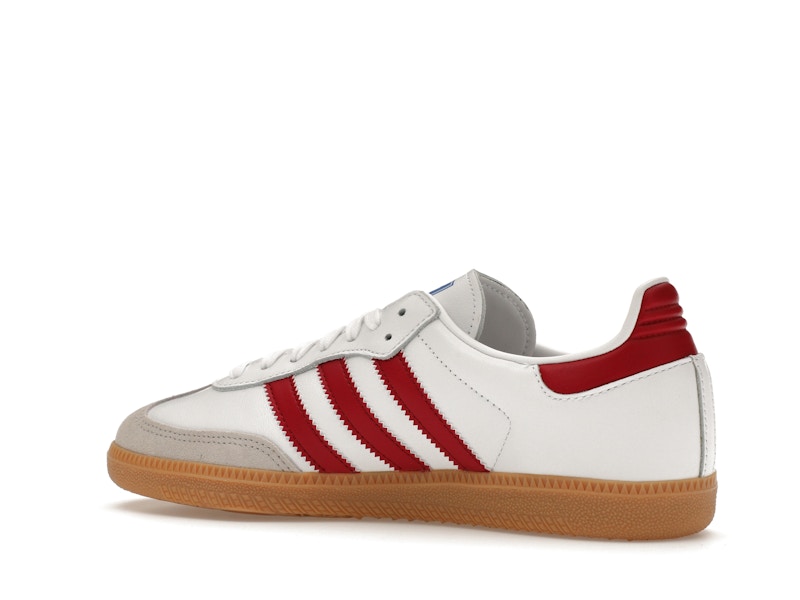 adidas Samba OG White Burgundy Gum