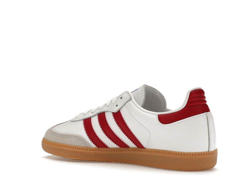 adidas Samba OG White Burgundy Gum