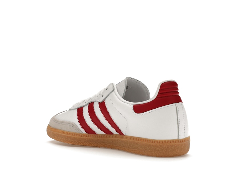 adidas Samba OG White Burgundy Gum