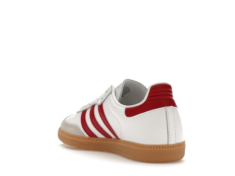 adidas Samba OG White Burgundy Gum