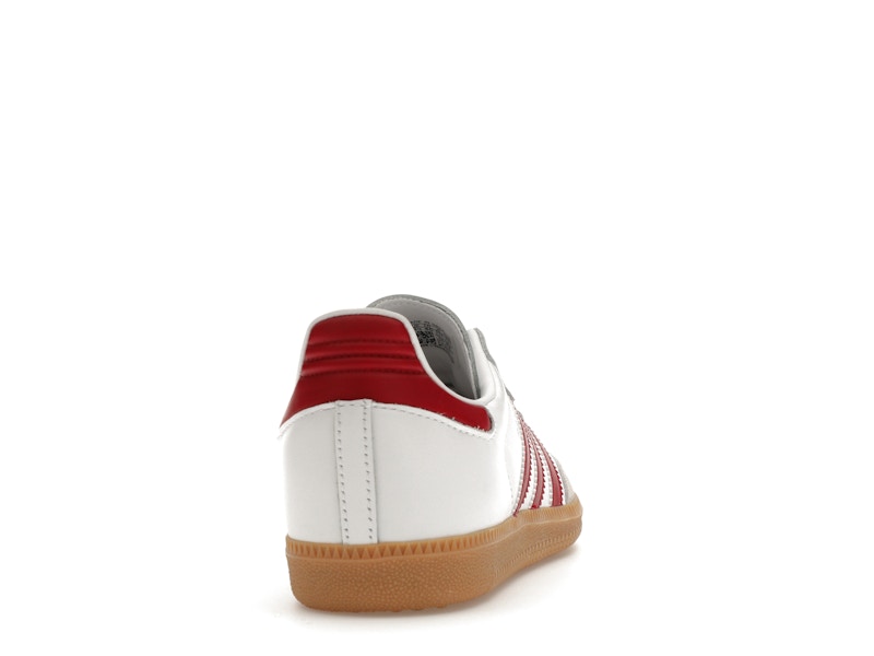 adidas Samba OG White Burgundy Gum