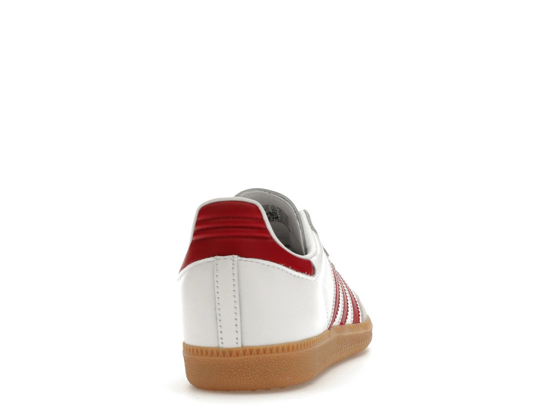 adidas Samba OG White Burgundy Gum