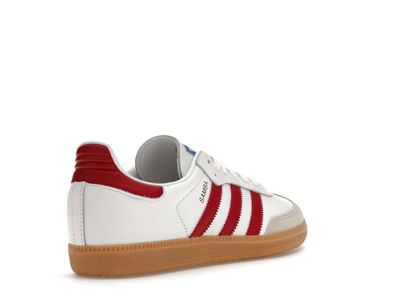 adidas Samba OG White Burgundy Gum