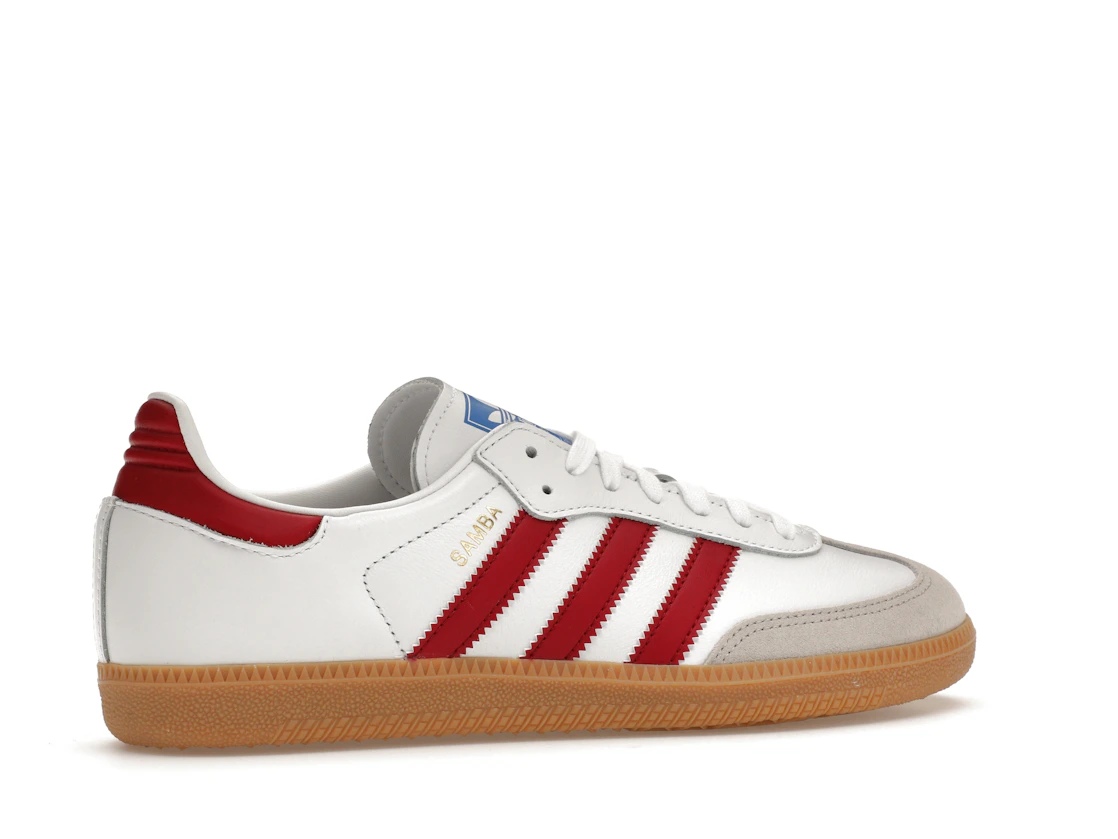 adidas Samba OG White Burgundy Gum