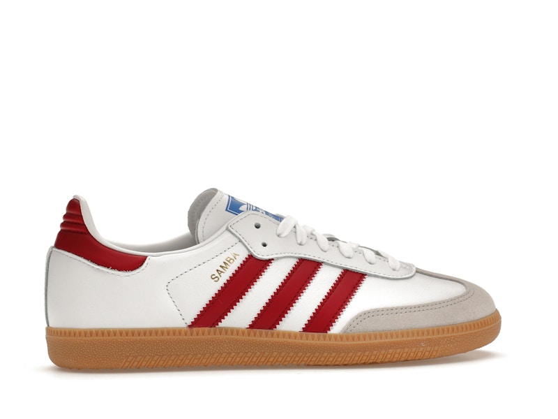 adidas Samba OG White Burgundy Gum