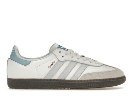 adidas Samba OG White Halo Blue Men's - ID2055 - US adidas Samba OG White Halo Blue Men's - ID2055 - US