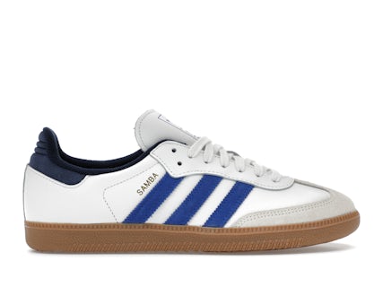 adidas Samba OG White Royal Blue Night Indigo Men's - JH5632 - US adidas Samba OG White Royal Blue Night Indigo Men's - JH5632 - US