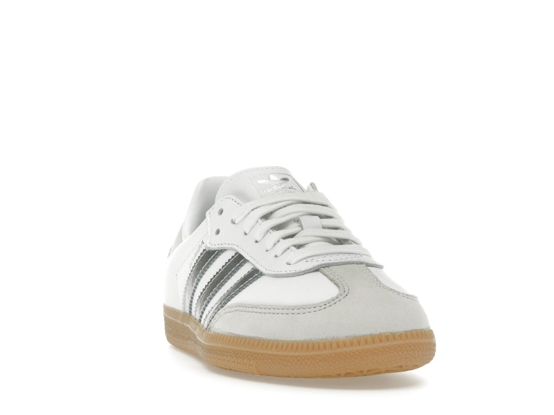 adidas Samba OG White Silver Metallic Grey (Women's)