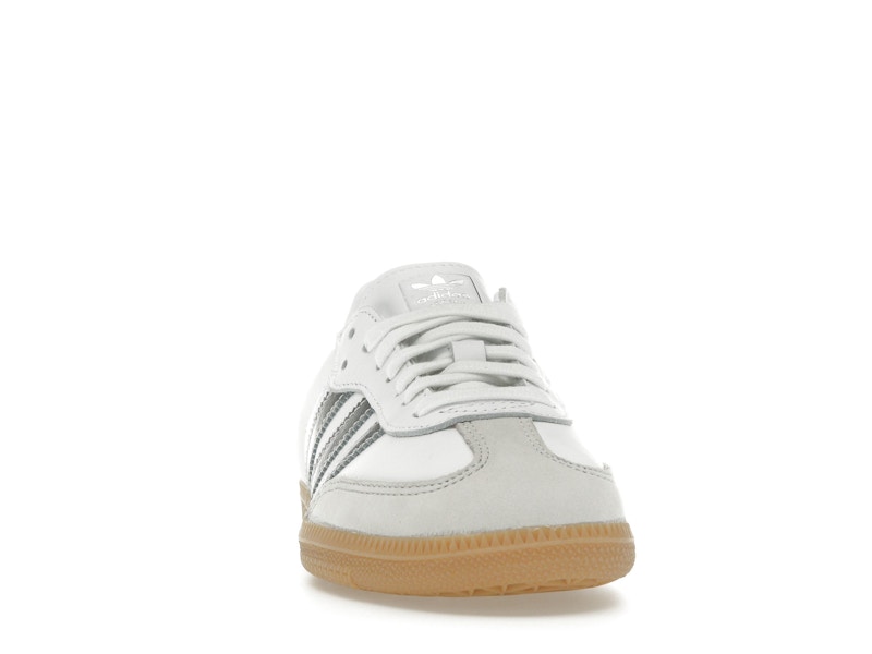 adidas Samba OG White Silver Metallic Grey (Women's)