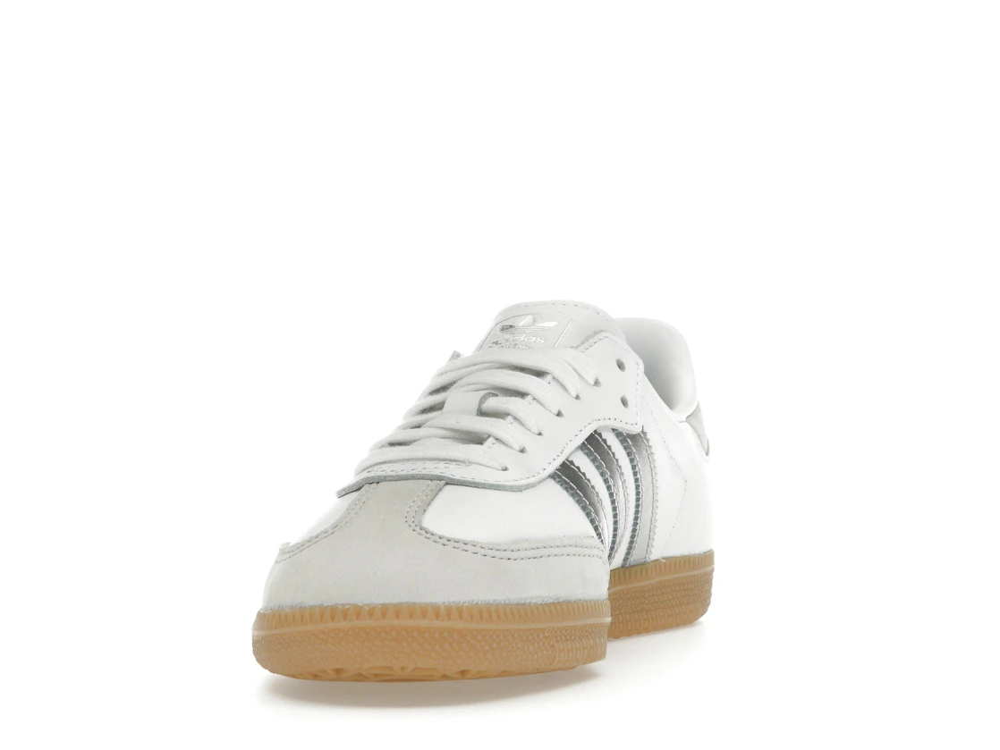 adidas Samba OG White Silver Metallic Grey (Women's)