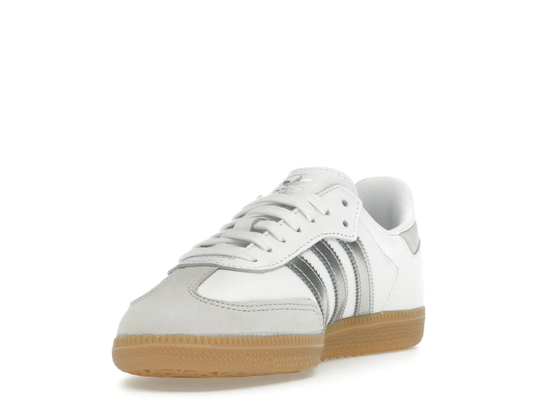 adidas Samba OG White Silver Metallic Grey (Women's)