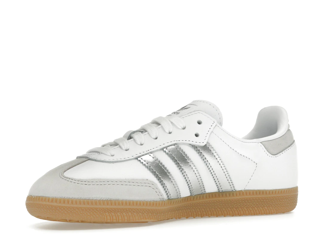 adidas Samba OG White Silver Metallic Grey (Women's)
