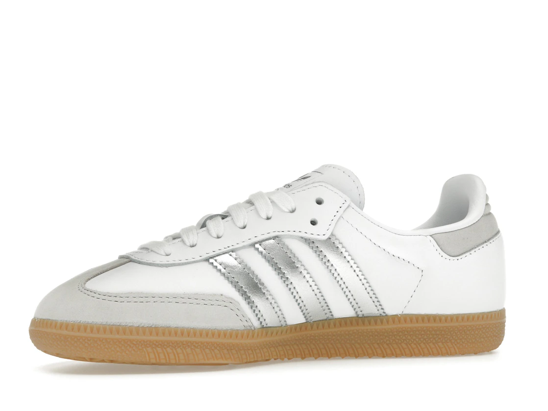 adidas Samba OG White Silver Metallic Grey (Women's)
