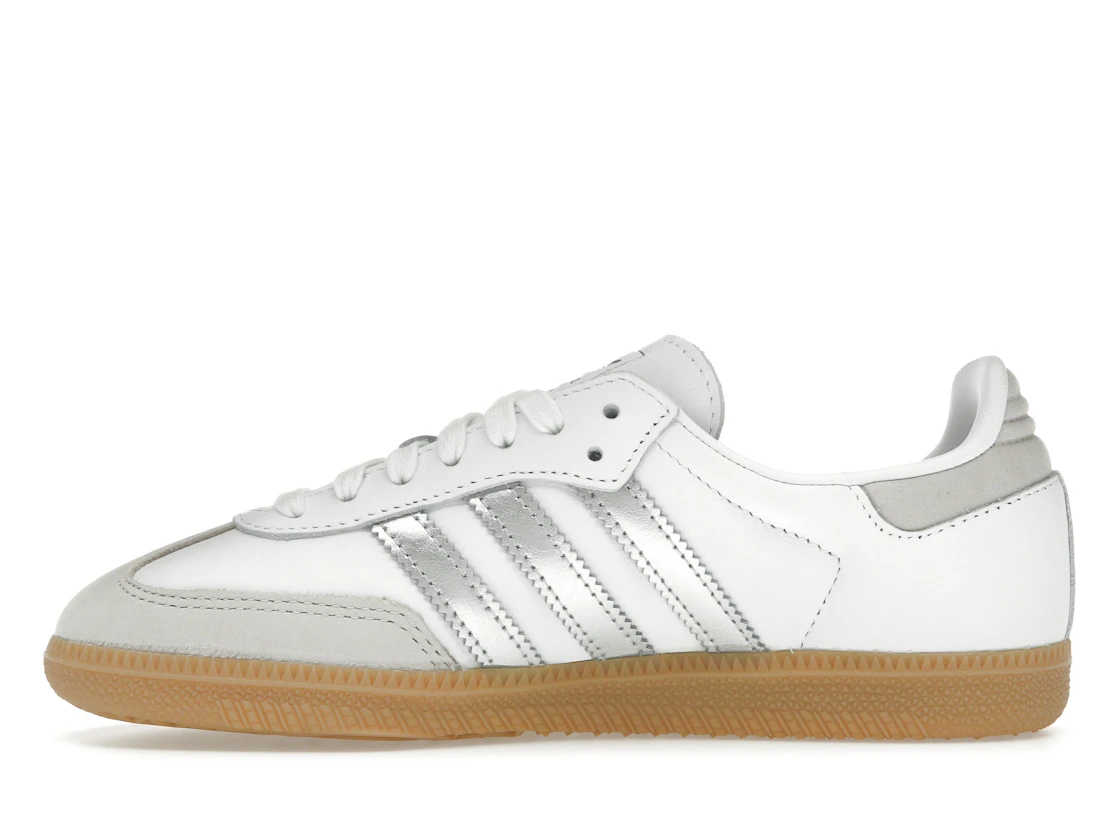 adidas Samba OG White Silver Metallic Grey (Women's)