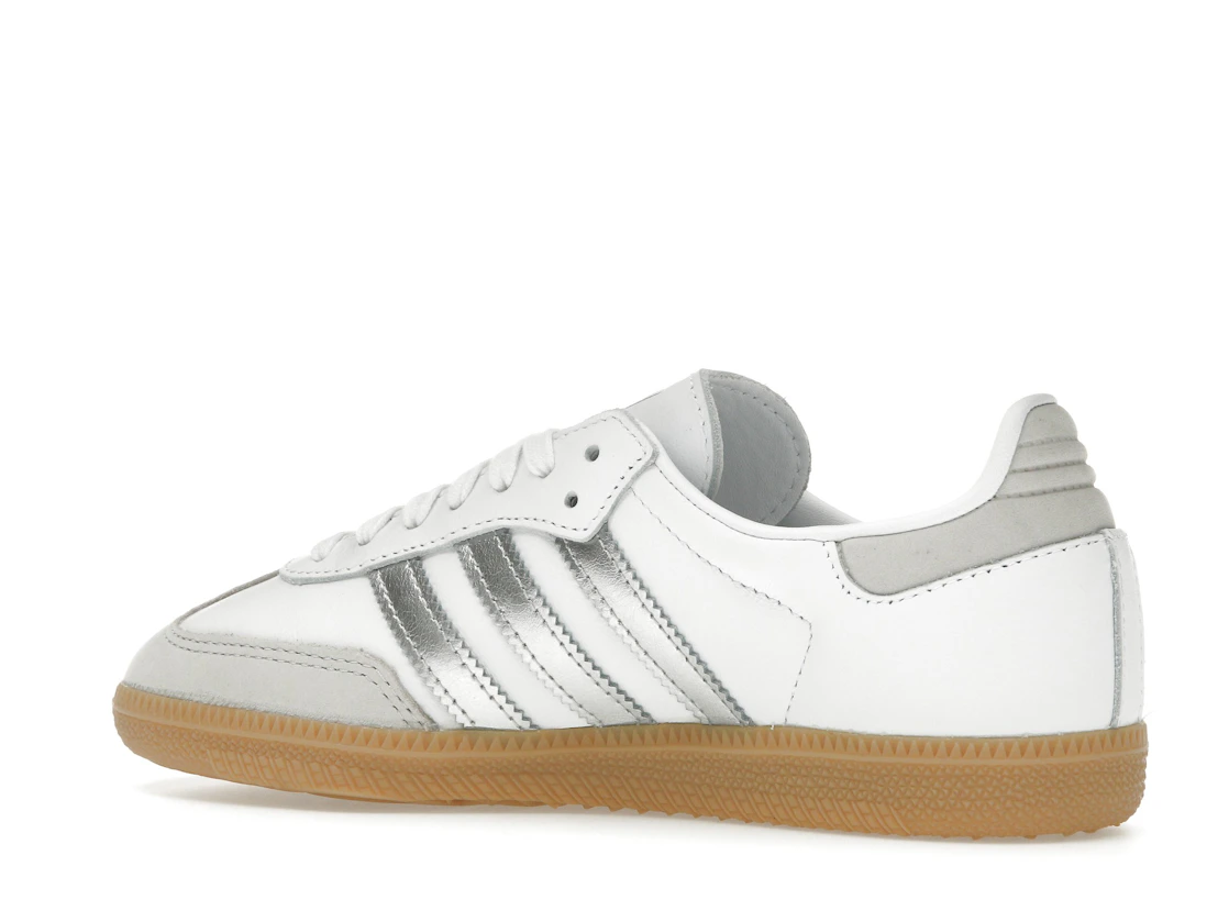 adidas Samba OG White Silver Metallic Grey (Women's)