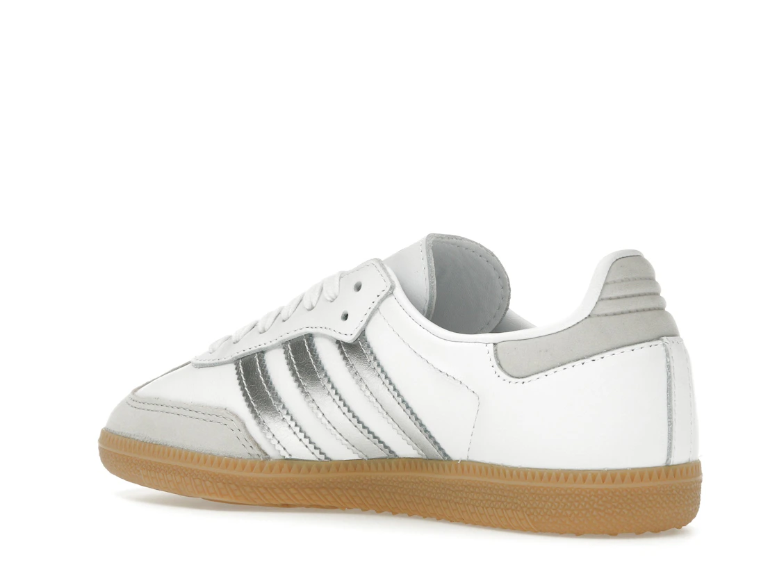 adidas Samba OG White Silver Metallic Grey (Women's)