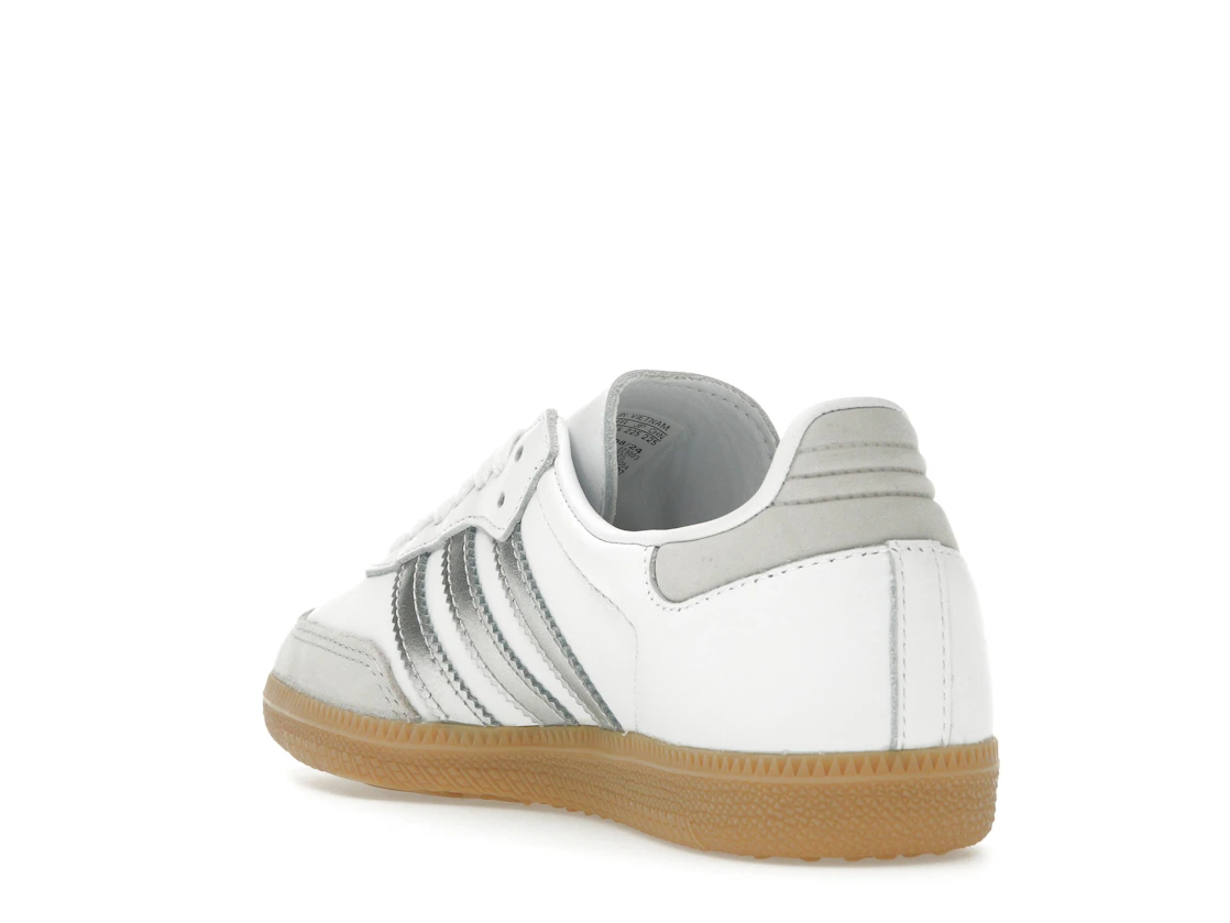 adidas Samba OG White Silver Metallic Grey (Women's)