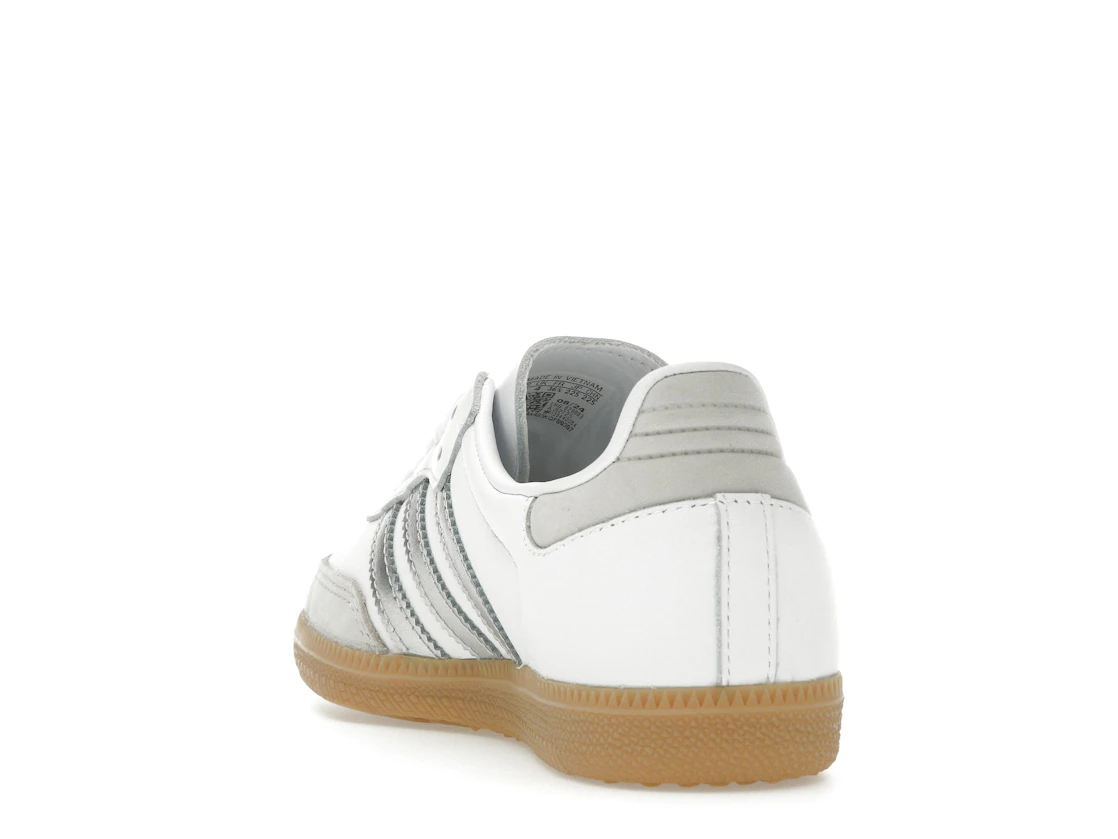 adidas Samba OG White Silver Metallic Grey (Women's)