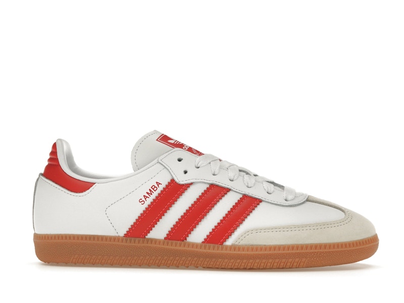 adidas Samba OG White Solar Red Gum (Women's)