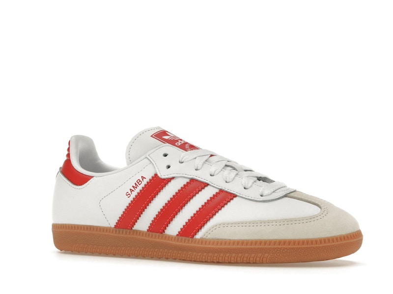 adidas Samba OG White Solar Red Gum (Women's)