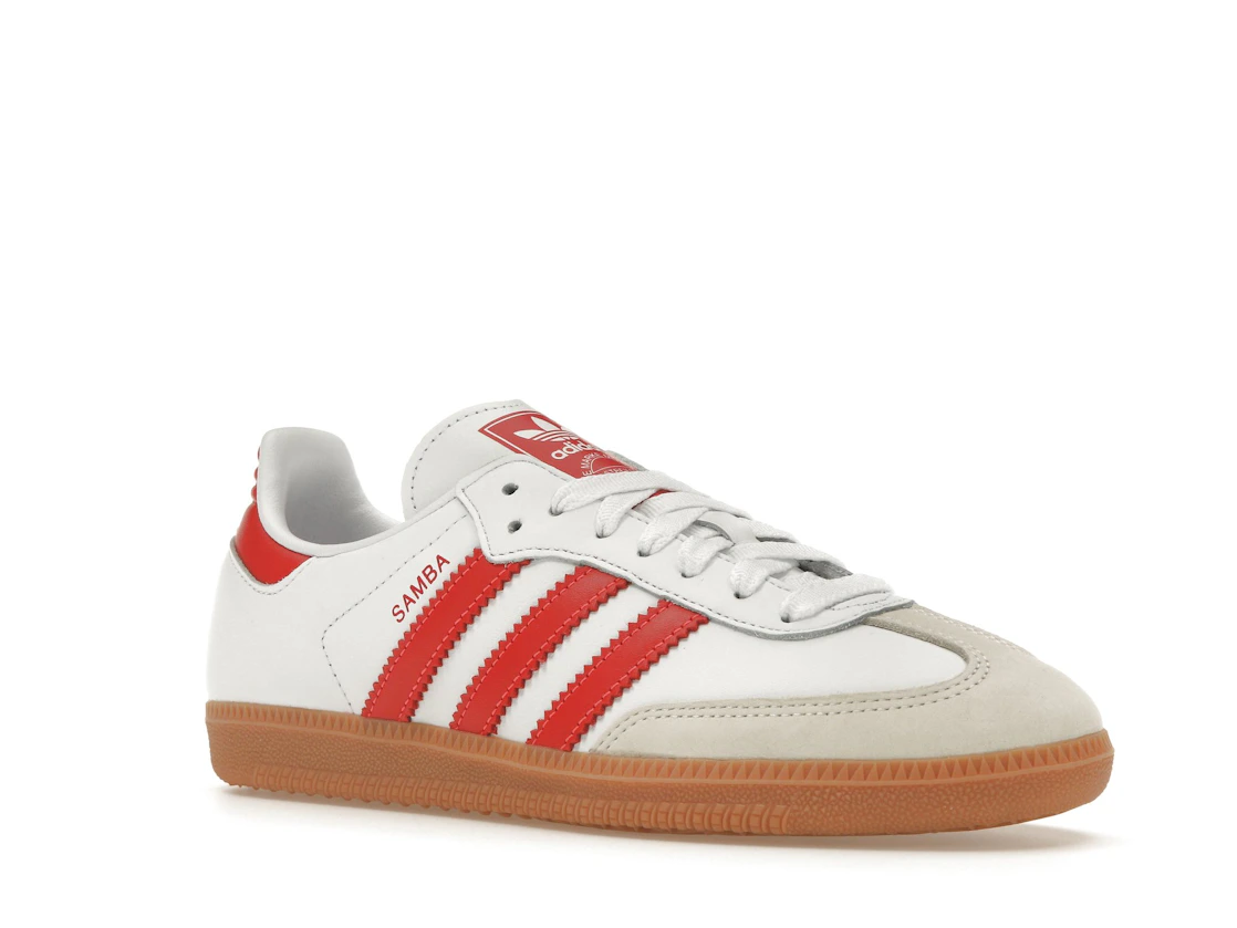 adidas Samba OG White Solar Red Gum (Women's)