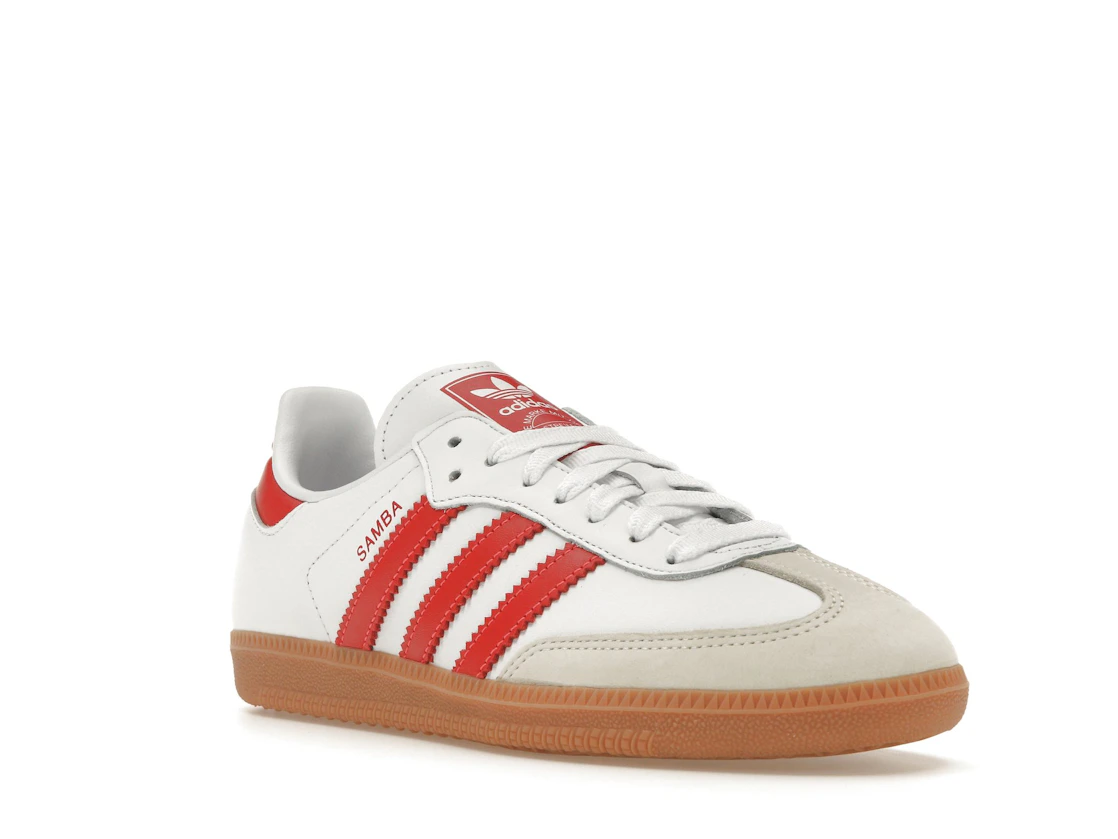 adidas Samba OG White Solar Red Gum (Women's)