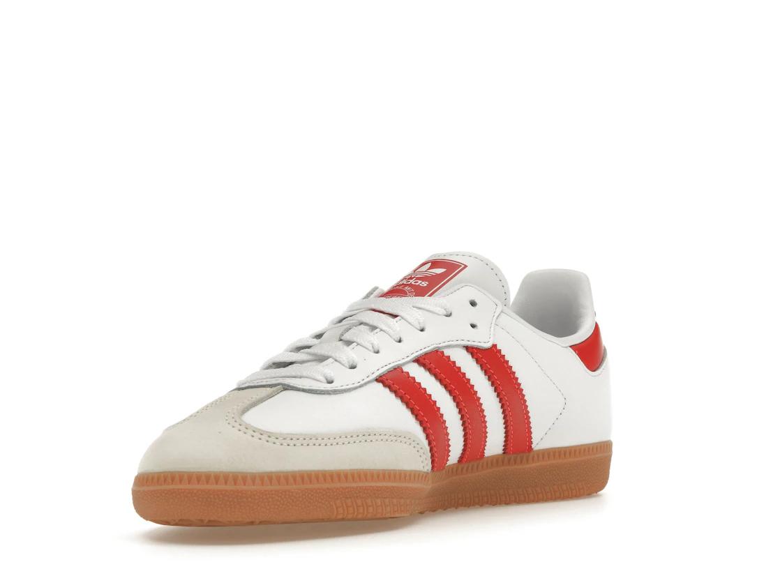adidas Samba OG White Solar Red Gum (Women's)