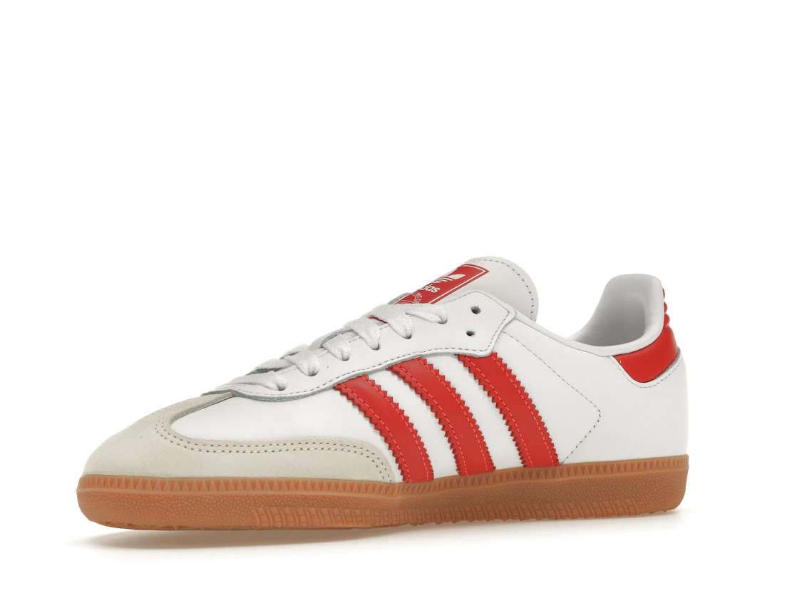 adidas Samba OG White Solar Red Gum (Women's)