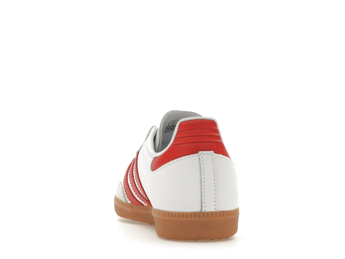 adidas Samba OG White Solar Red Gum (Women's)