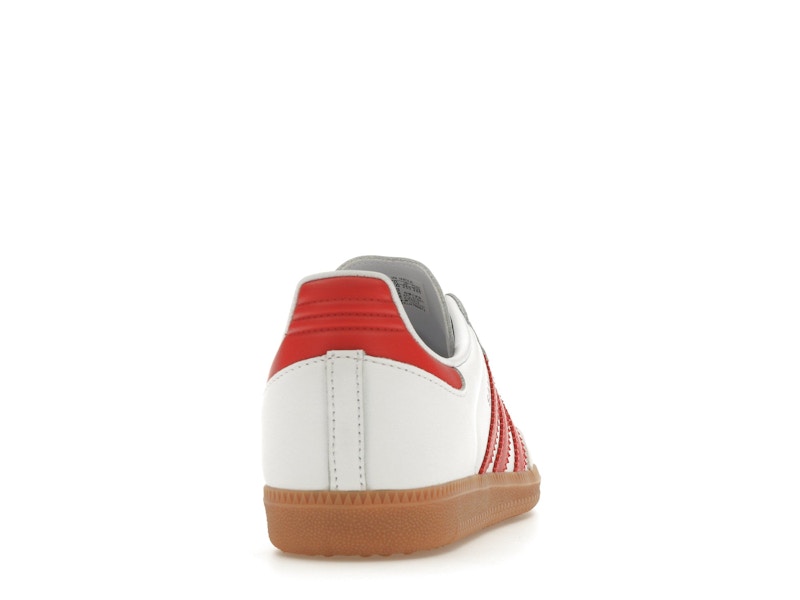 adidas Samba OG White Solar Red Gum (Women's)