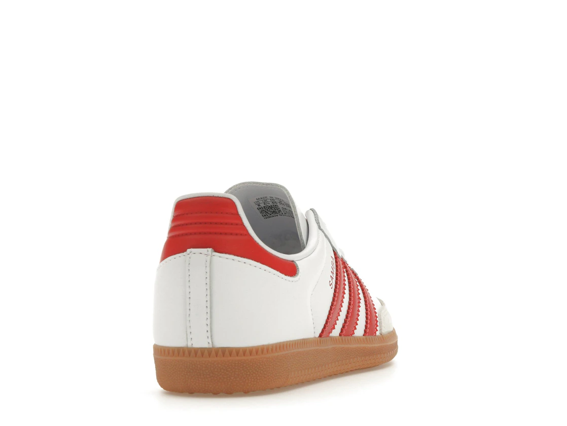 adidas Samba OG White Solar Red Gum (Women's)