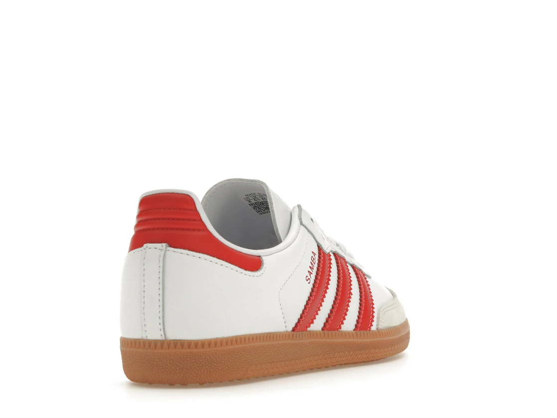 adidas Samba OG White Solar Red Gum (Women's)
