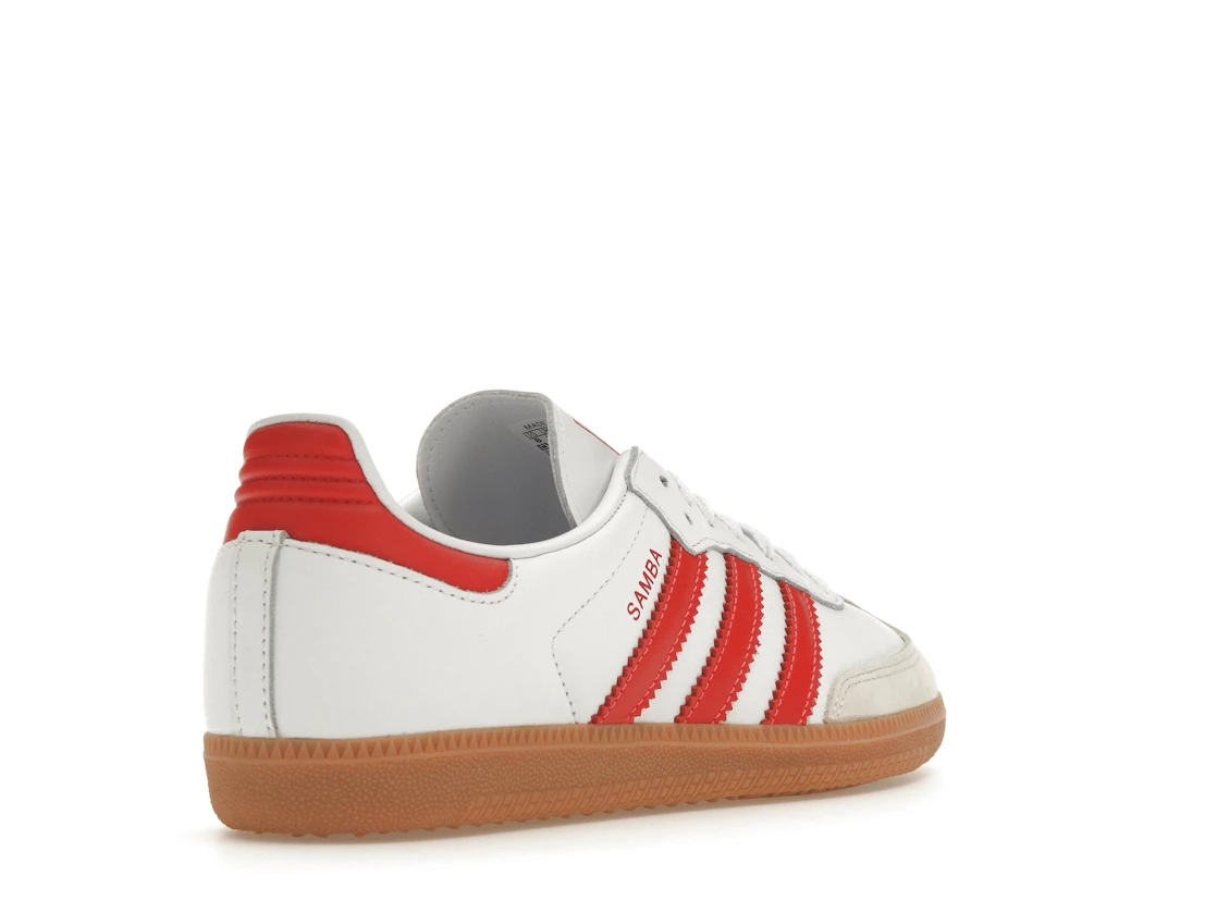 adidas Samba OG White Solar Red Gum (Women's)