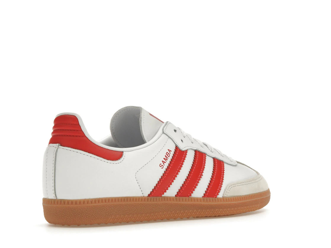 adidas Samba OG White Solar Red Gum (Women's)