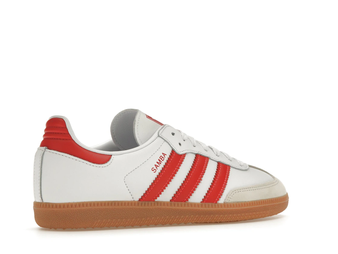 adidas Samba OG White Solar Red Gum (Women's)