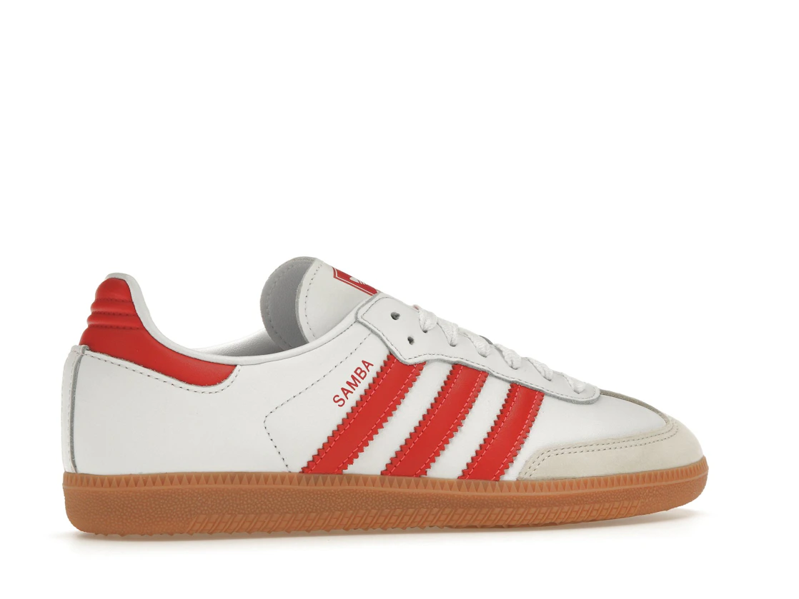 adidas Samba OG White Solar Red Gum (Women's)