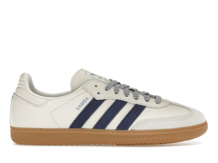 adidas Samba Off White Dark Blue (Women's) - JI3907 - US adidas Samba Off White Dark Blue (Women's) - JI3907 - US