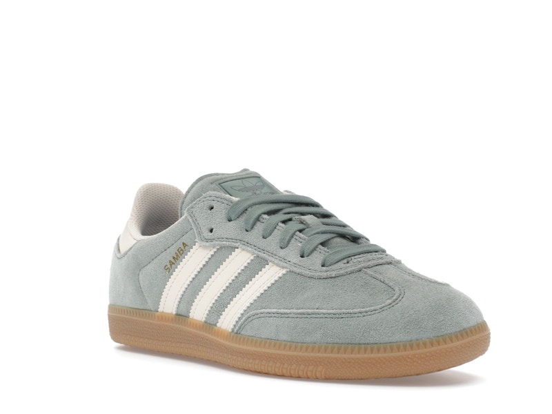 adidas Samba Silver Green Wonder White
