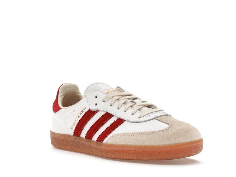 adidas Samba Sporty & Rich White Collegiate Burgundy