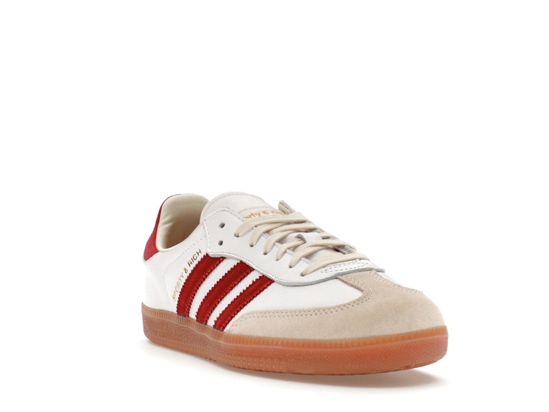 adidas Samba Sporty & Rich White Collegiate Burgundy