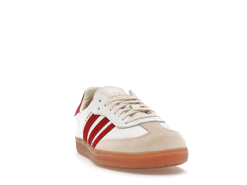 adidas Samba Sporty & Rich White Collegiate Burgundy